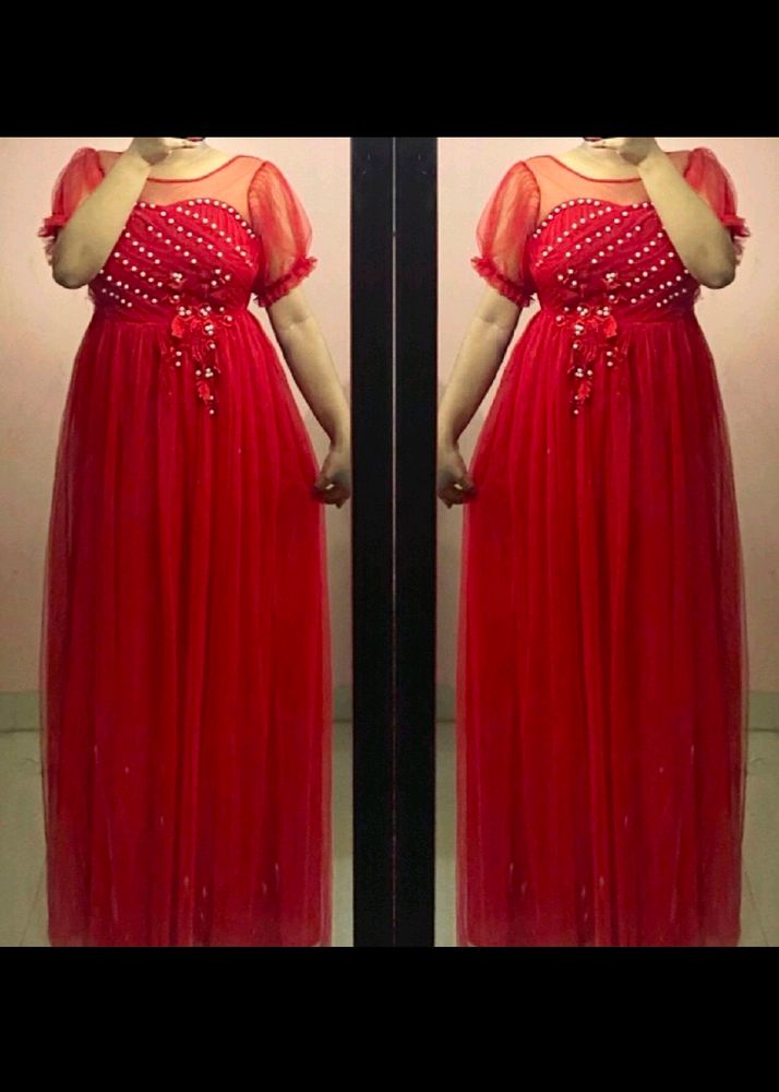 Red Princess Gown
