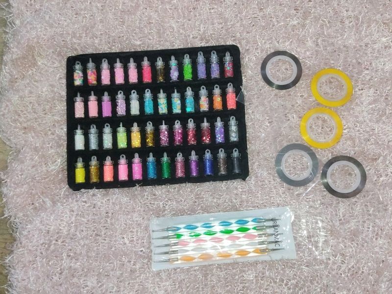 GLITTER NAIL ARTS SET
