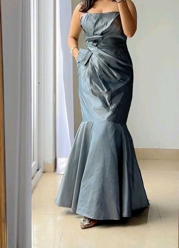 Elegant Strapless Mermaid Dress