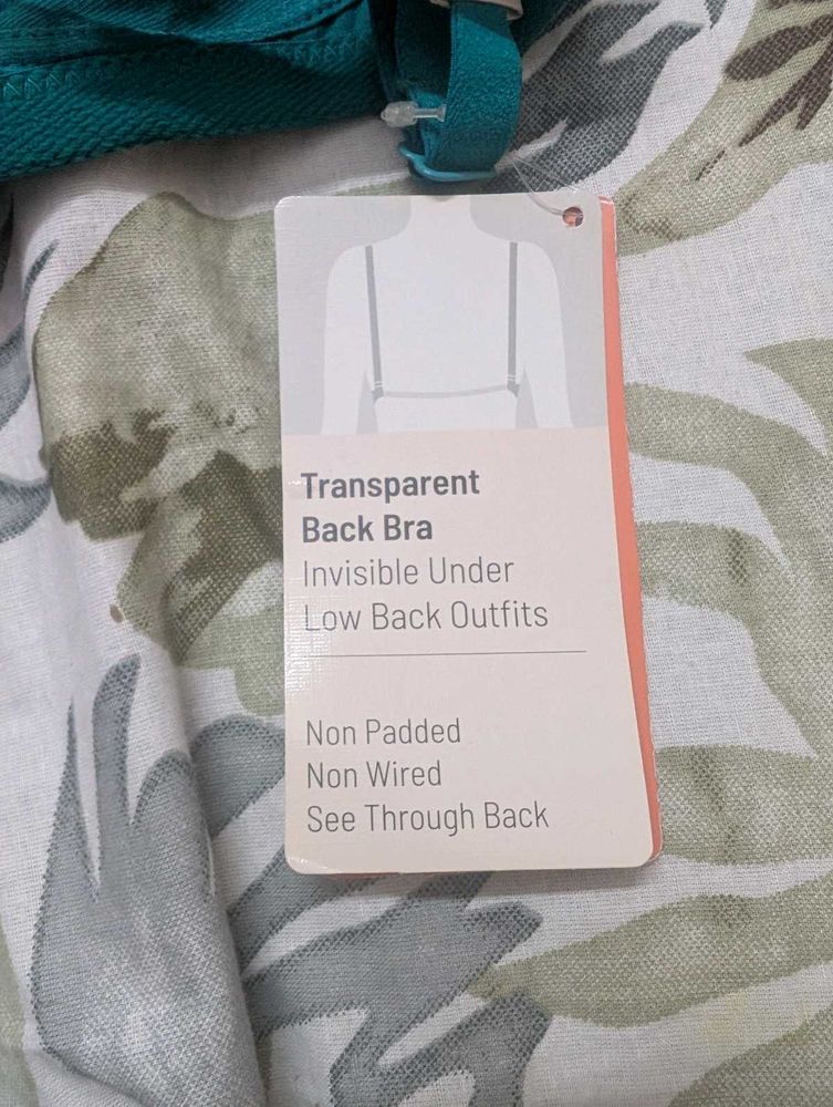 Transparent Back Bra