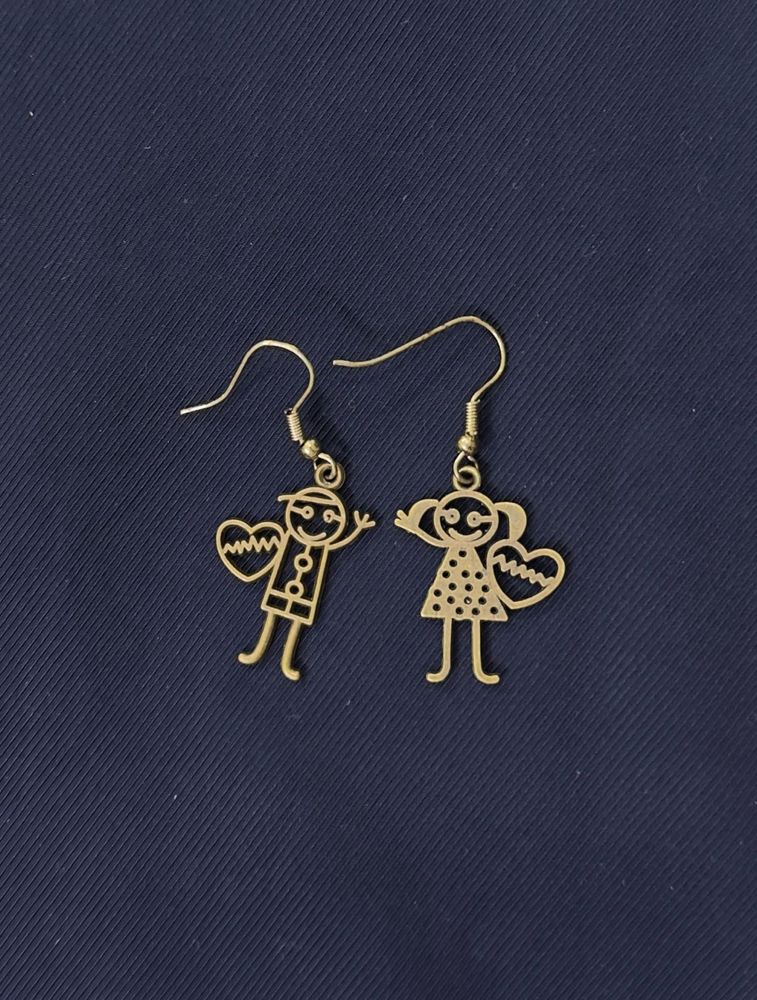 Statement Mismatched Love Earrings