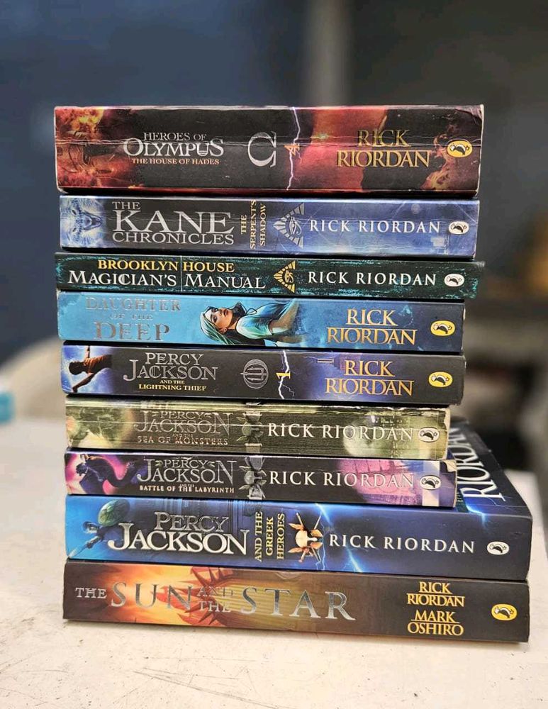 Rick Riordan Book Set