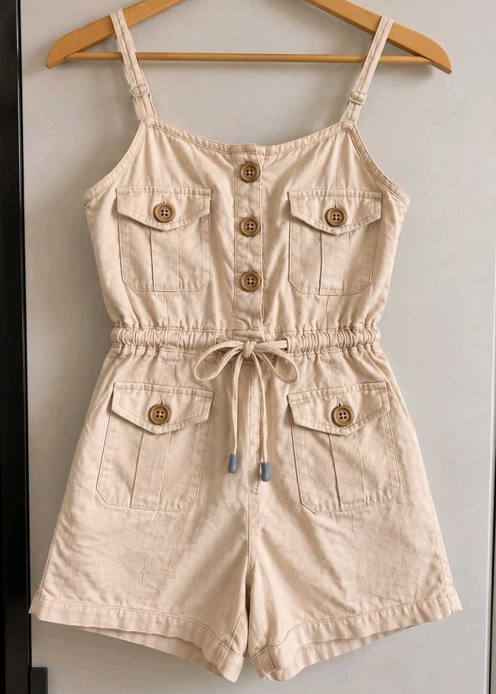 Boho Cargo Romper