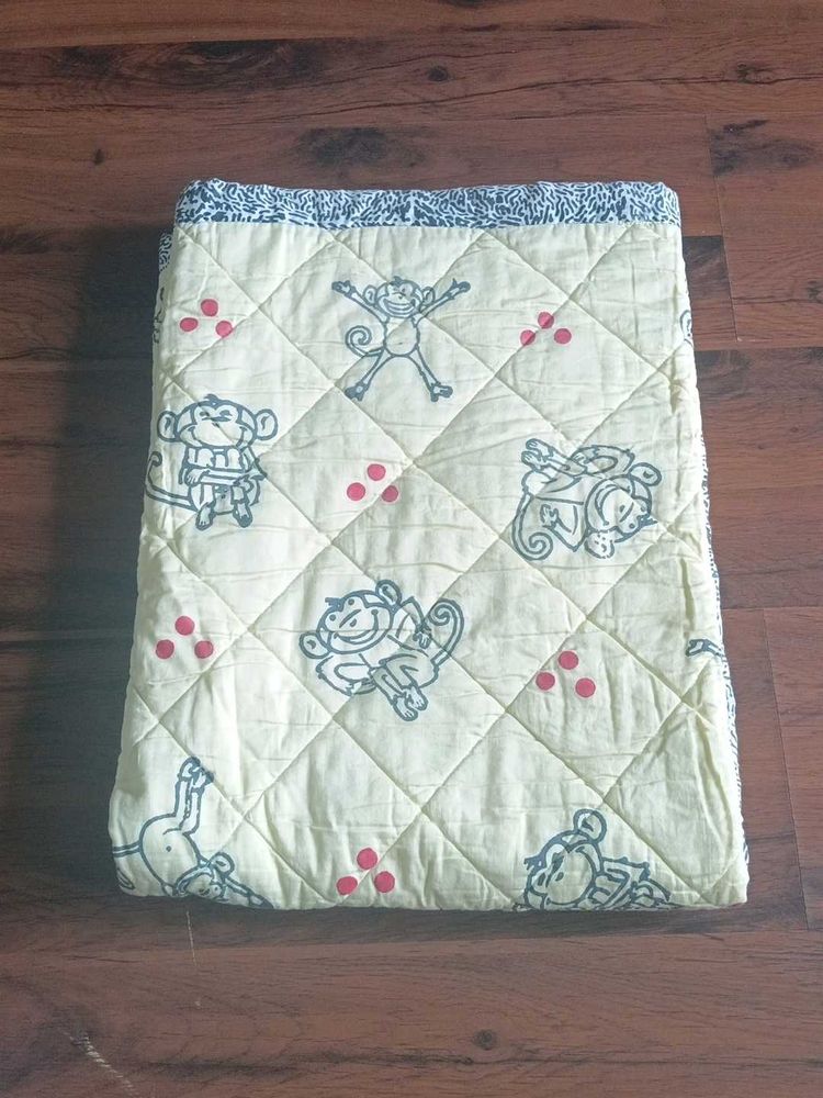 Cute Monkey Print Quilt-(0 to 5yrs)