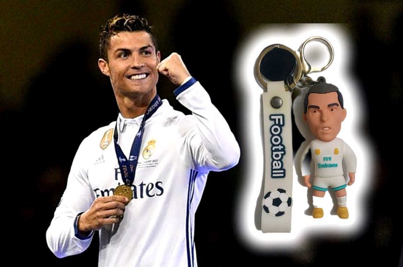 Cristiano Ronaldo Football Keychain🔥🔥