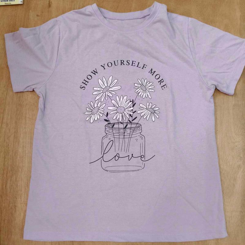 Lavender Graphic T-Shirt