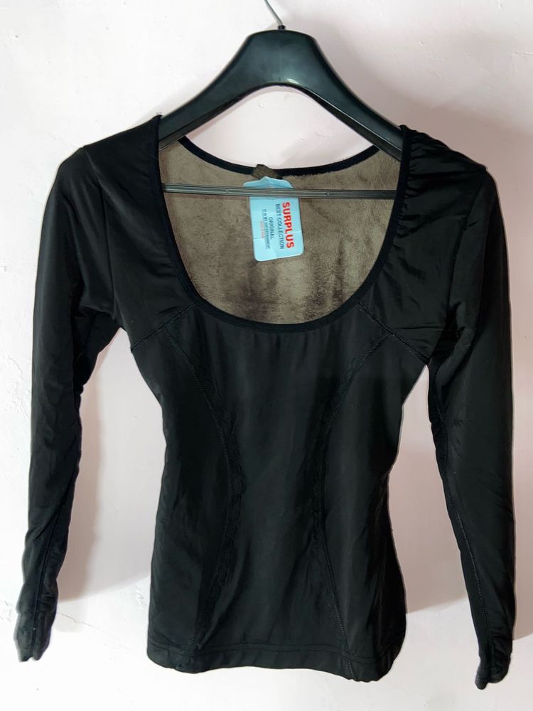 Black Long Sleeve Top