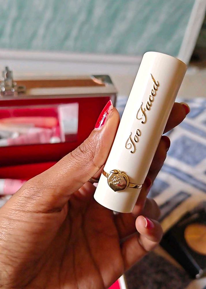 Too faced lipstick peach kiss ❤️