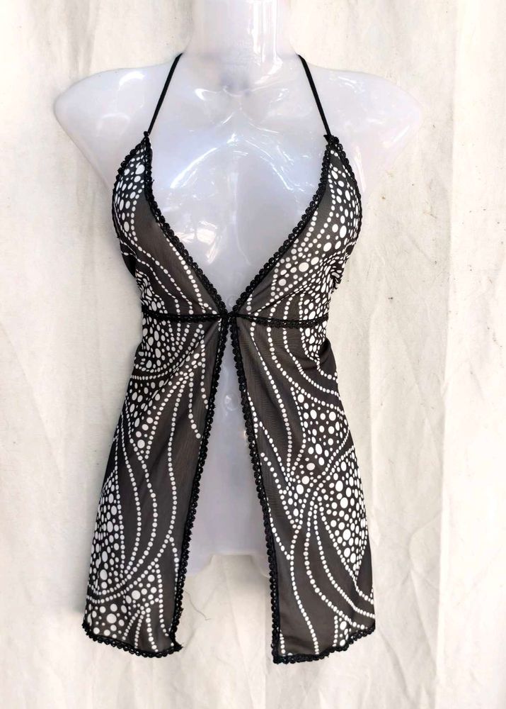 Sheer Halter Neck  Top
