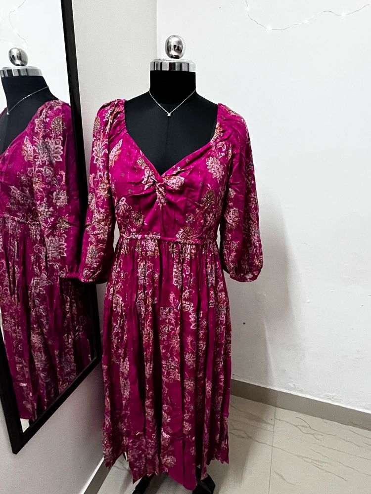 Pink Maxi Dress New With Tag