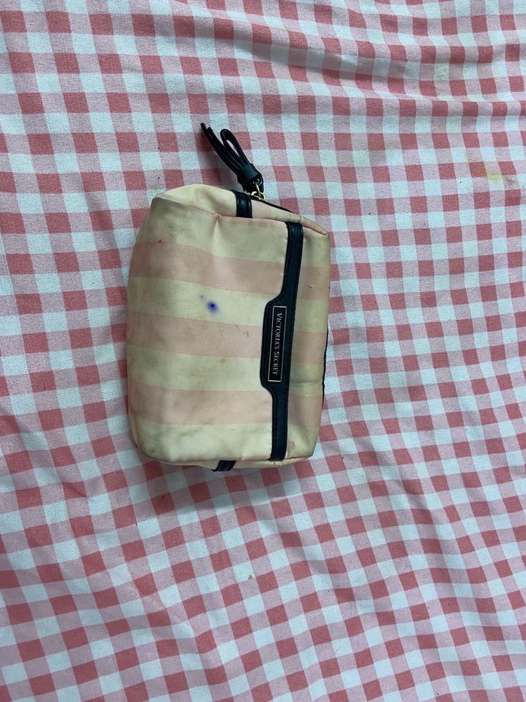 Victoria's Secret Striped Pouch