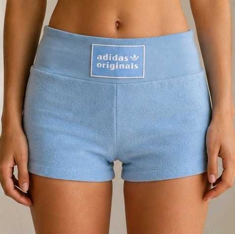 Adidas Originals Light Blue Terry Shorts