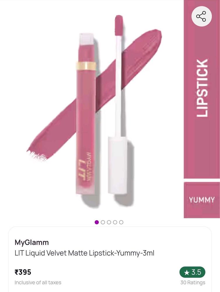 ..MyGlamm LIT Liquid Velvet Matte Lipstick..