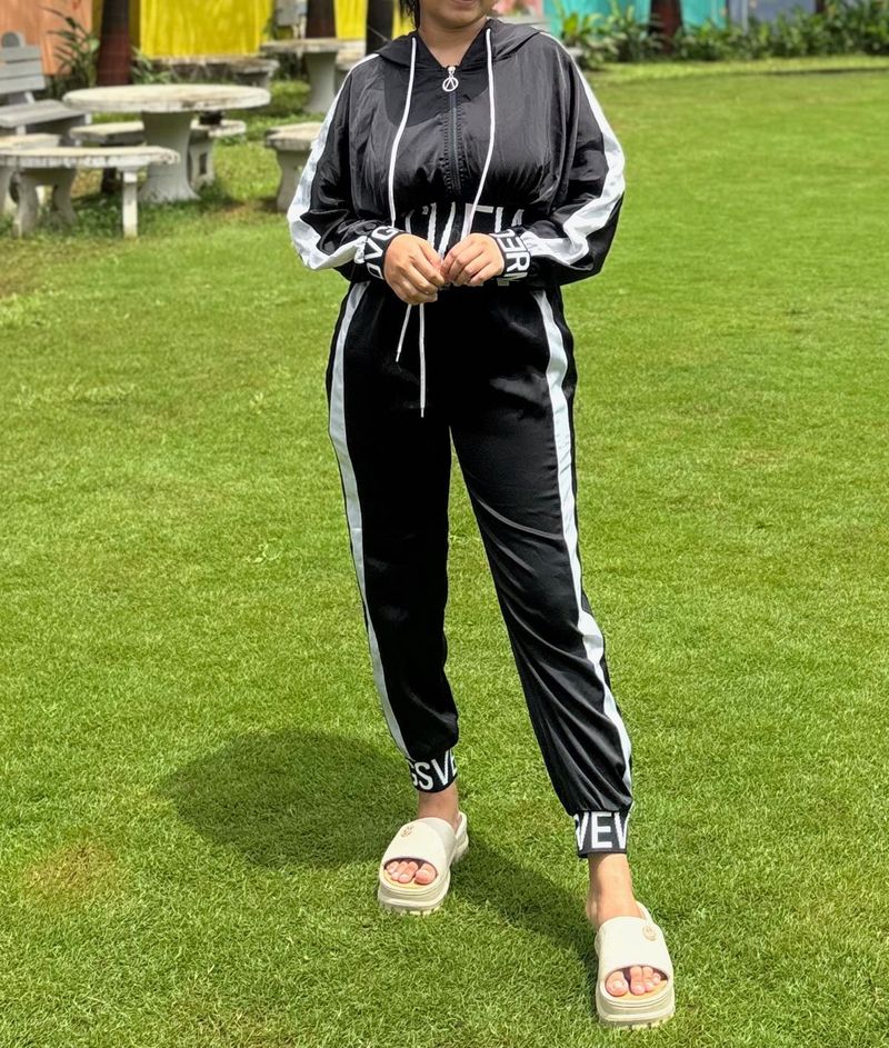 Black &amp; White Tracksuit