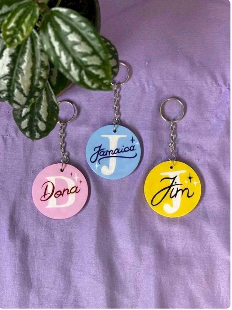 Custom Name Keychains