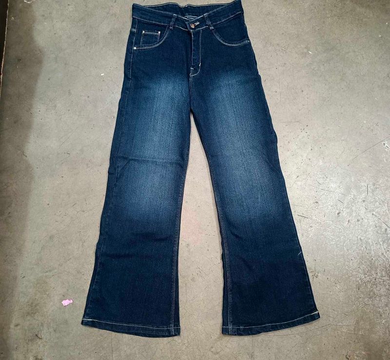 Classic Dark Wash Flare Jeans