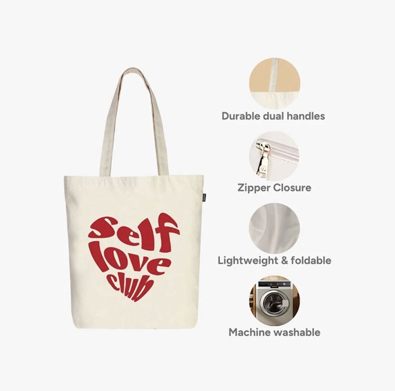 Self Love Club Tote Bag