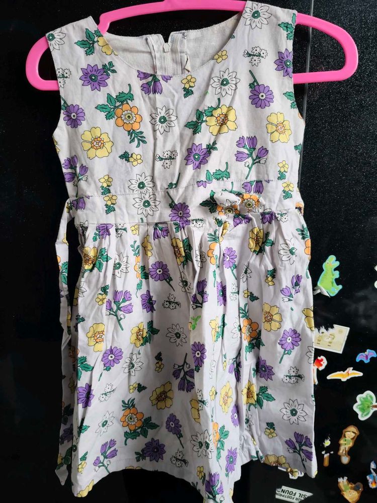 Cute Floral Print Dress