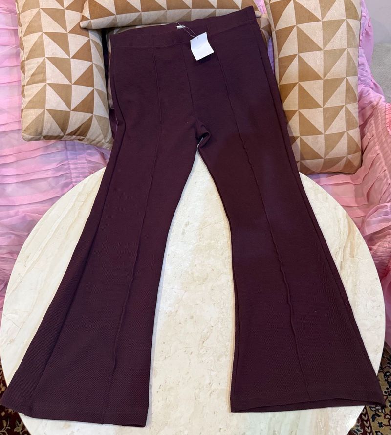 womens maroon pants
