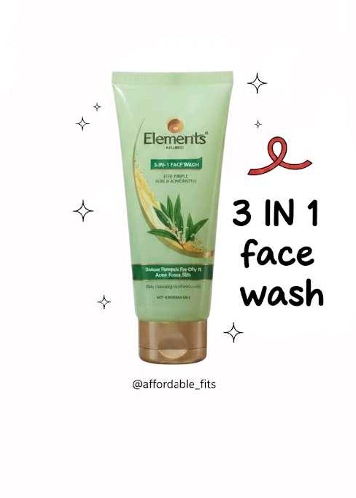 Elements 3-in-1 Face Wash