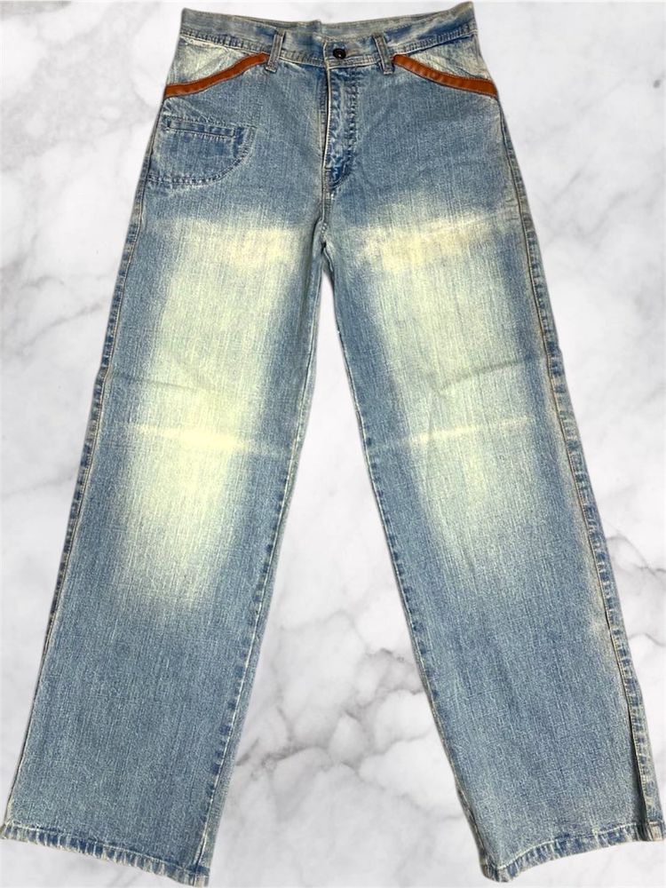 Y2k Streetwear Denim Baggy