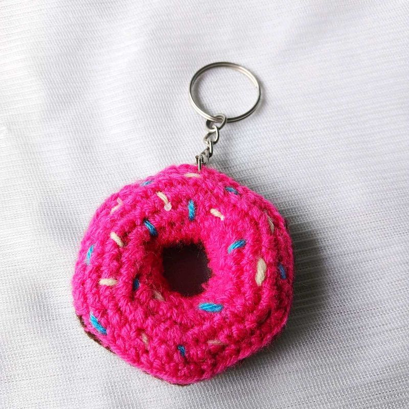 Crochet Donuts Keychain 🍩