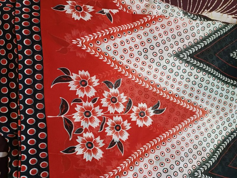 Vintage Floral Print Fabric
