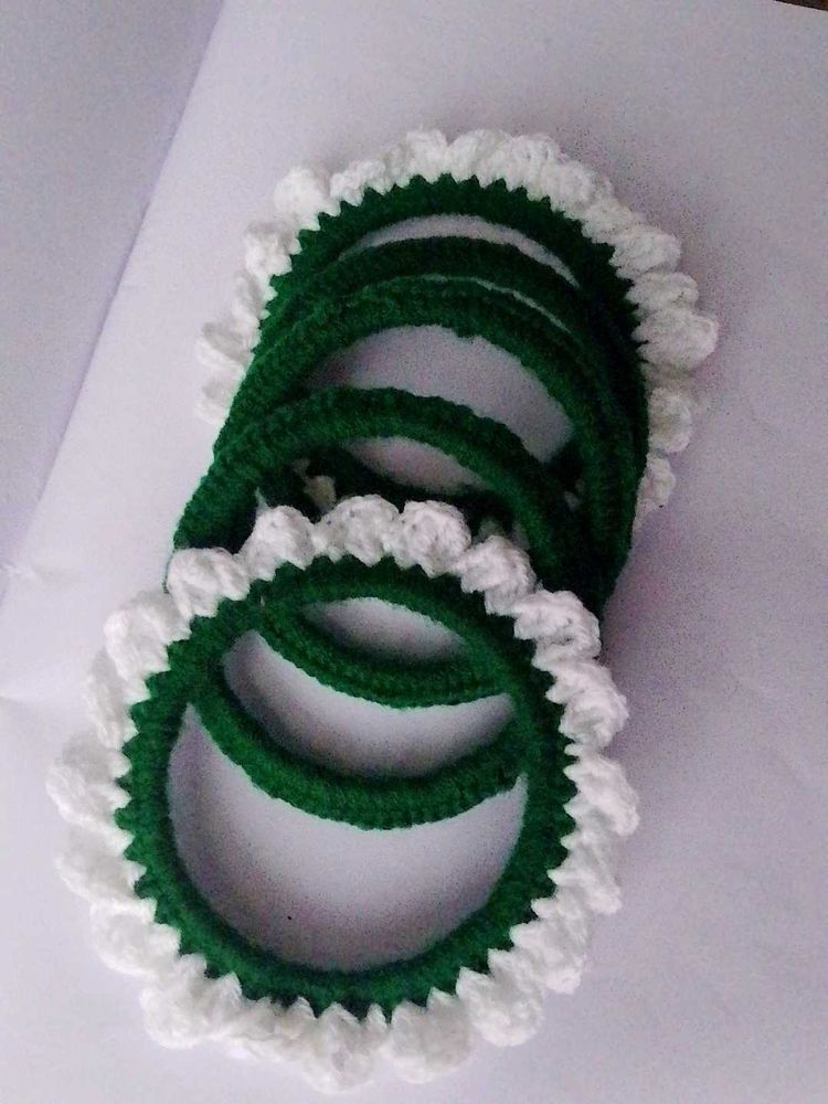 ✨Handmade Crochet Bangles 🧶