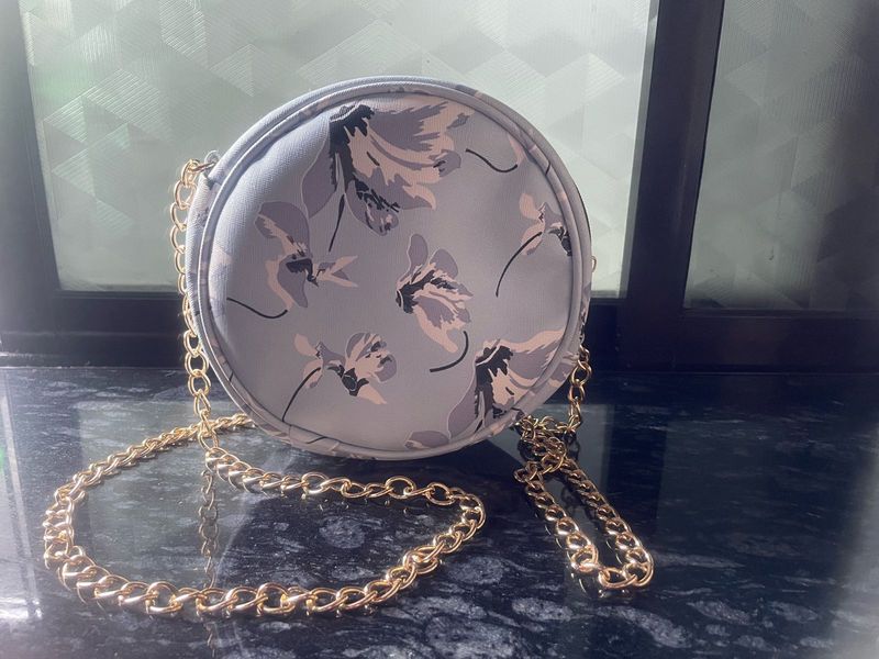 Floral Round Sling Bag