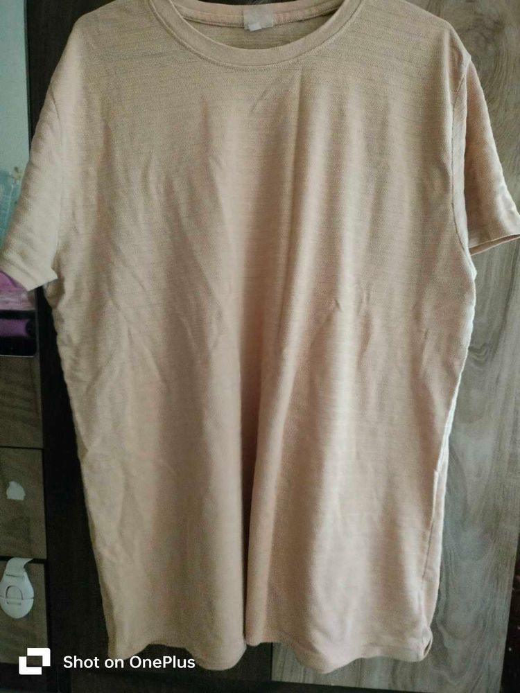 Plain Peach T-Shirt