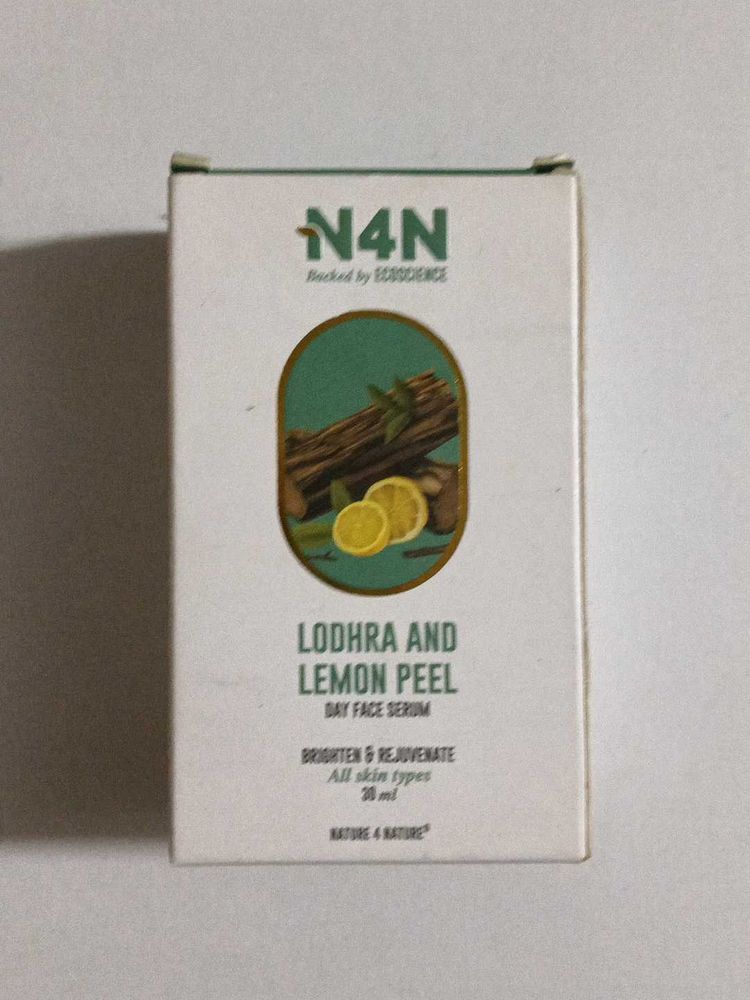 N4N Lodhra &amp; Lemon Peel Day Face Serum