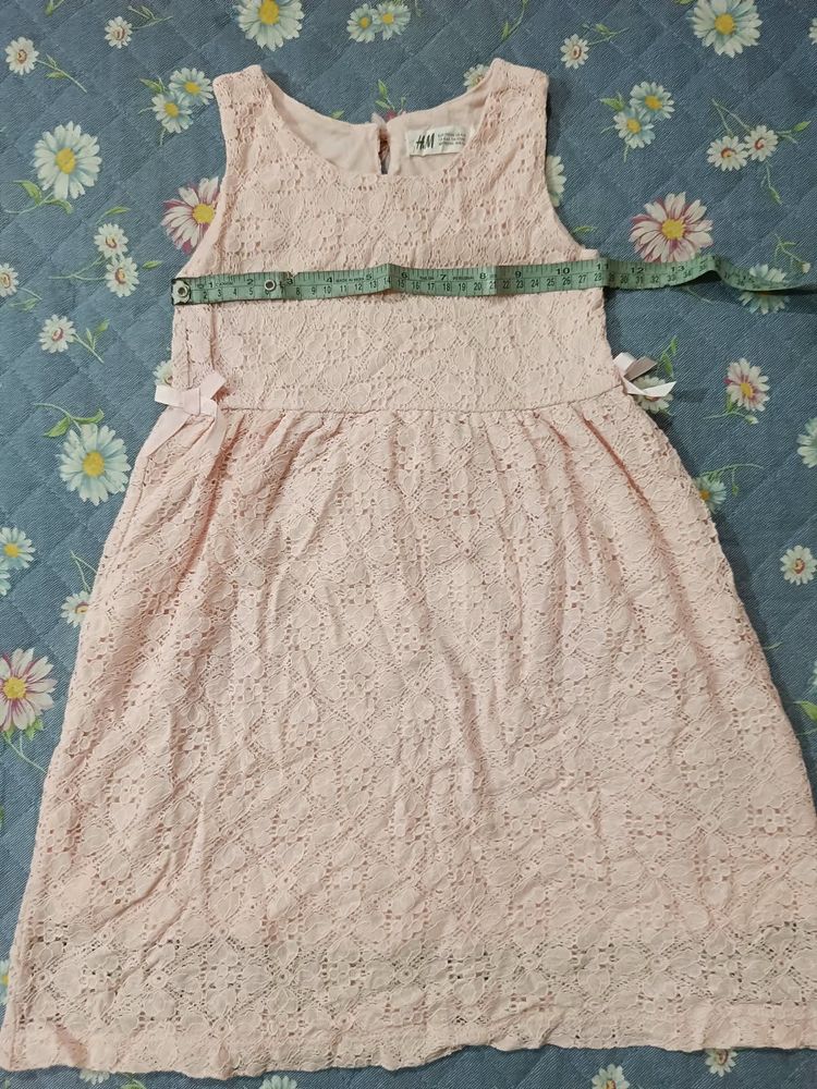 H&amp;M Pink Lace Dress