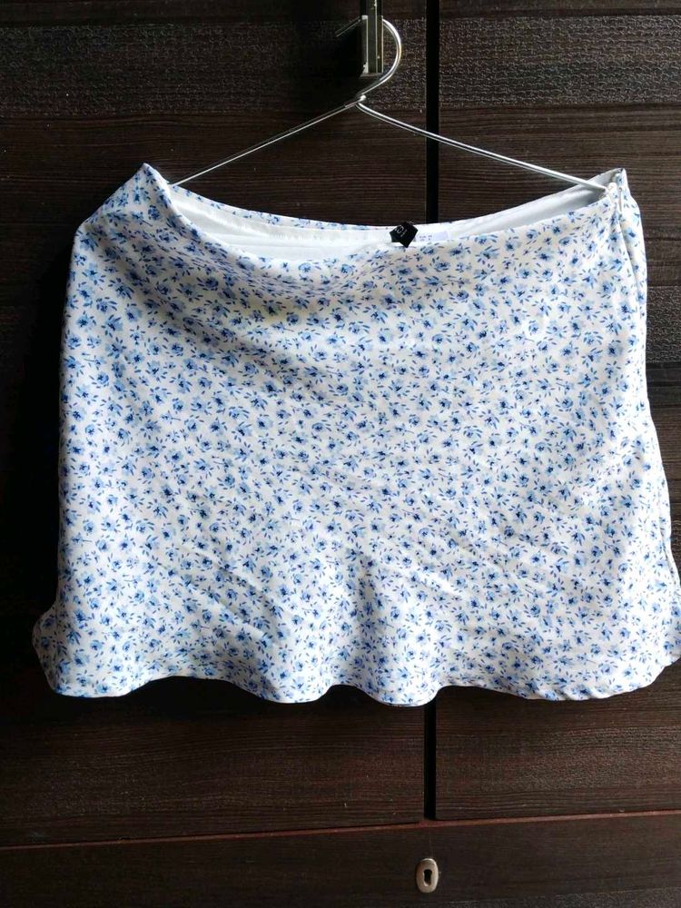Cute Floral Mini Skirt