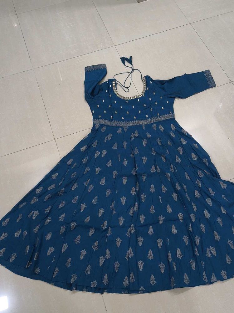Elegant Teal Printed Kurta