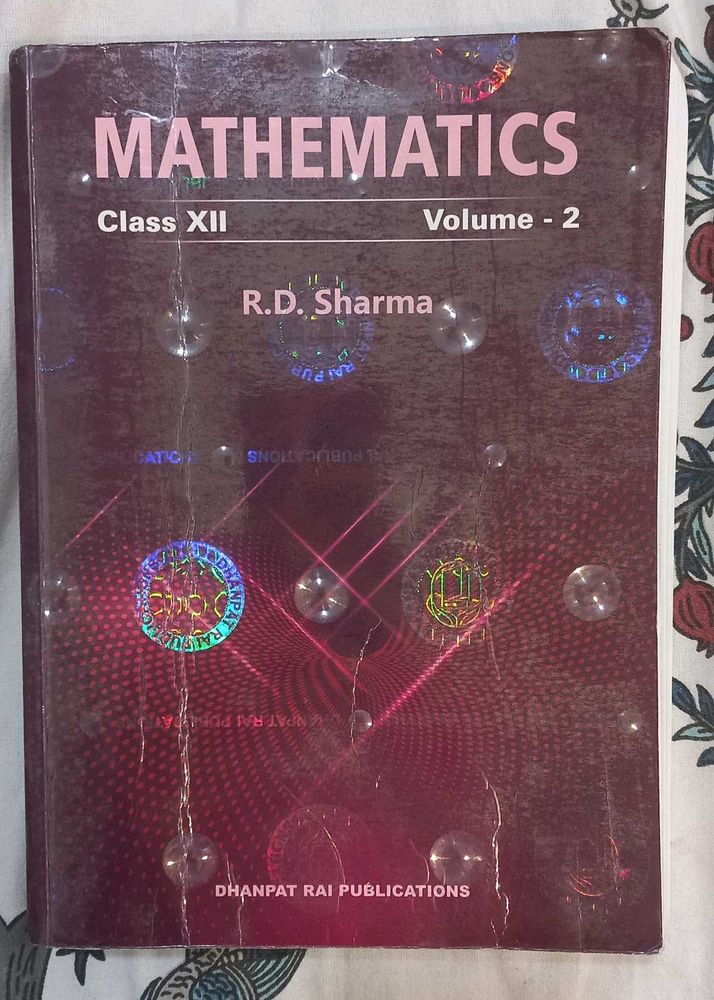 R.D. Sharma Mathematics Class XII Volume 2