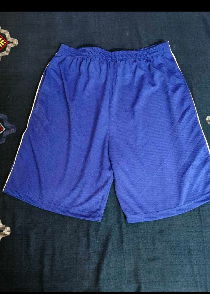 Men's Blue Athletic Shorts