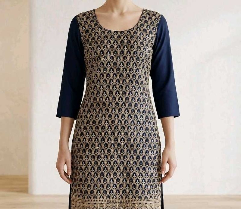 Elegant Embroidered Kurta