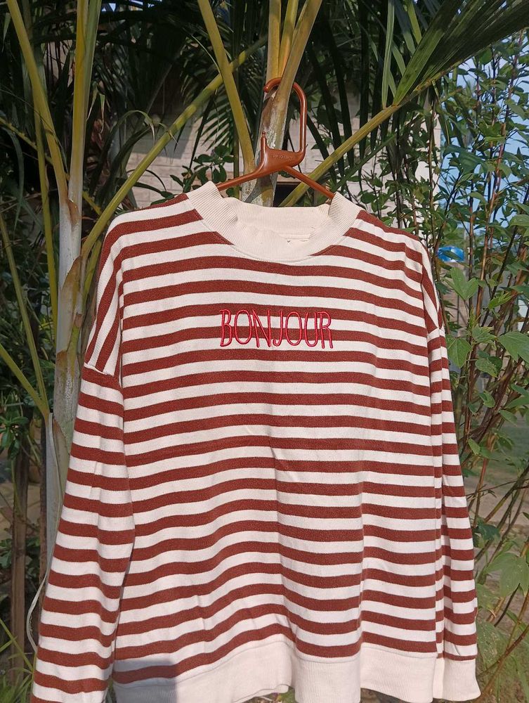 Stripped sweatshirt