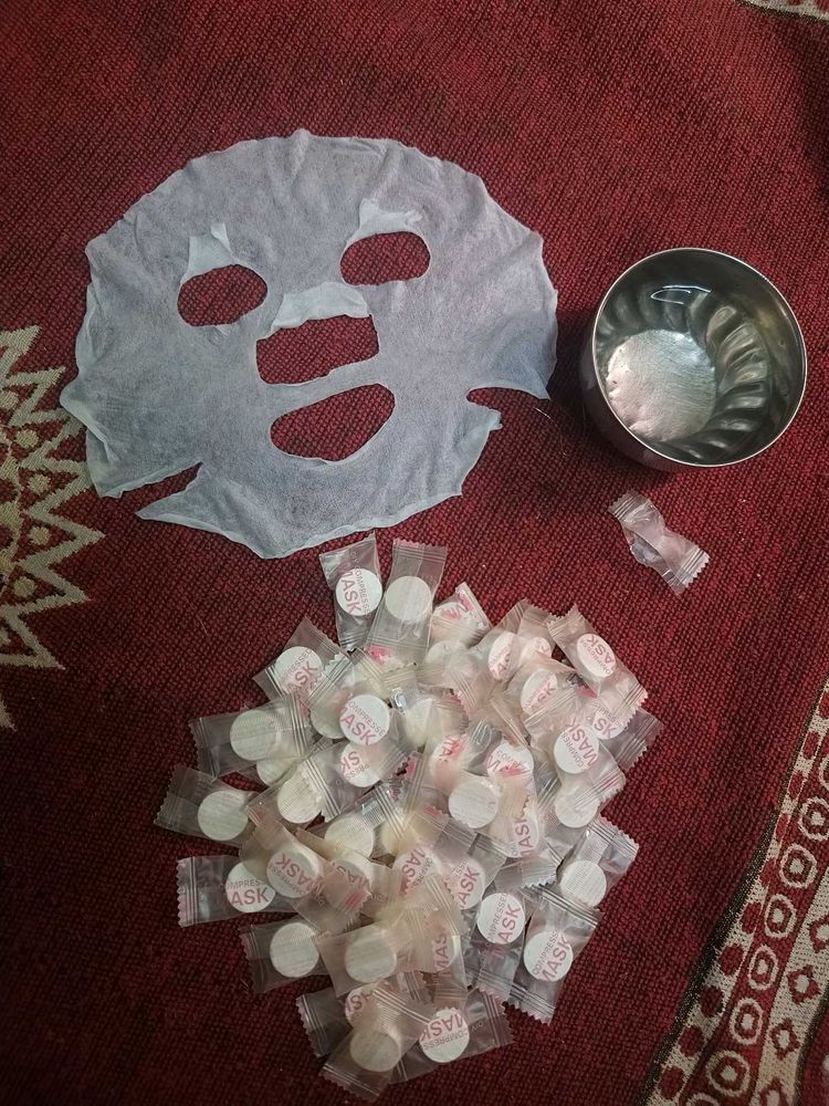 DIY 45 Compressed Face Mask Tablets