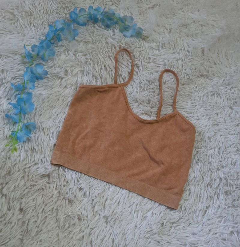 Nude Shade Ribbed Top