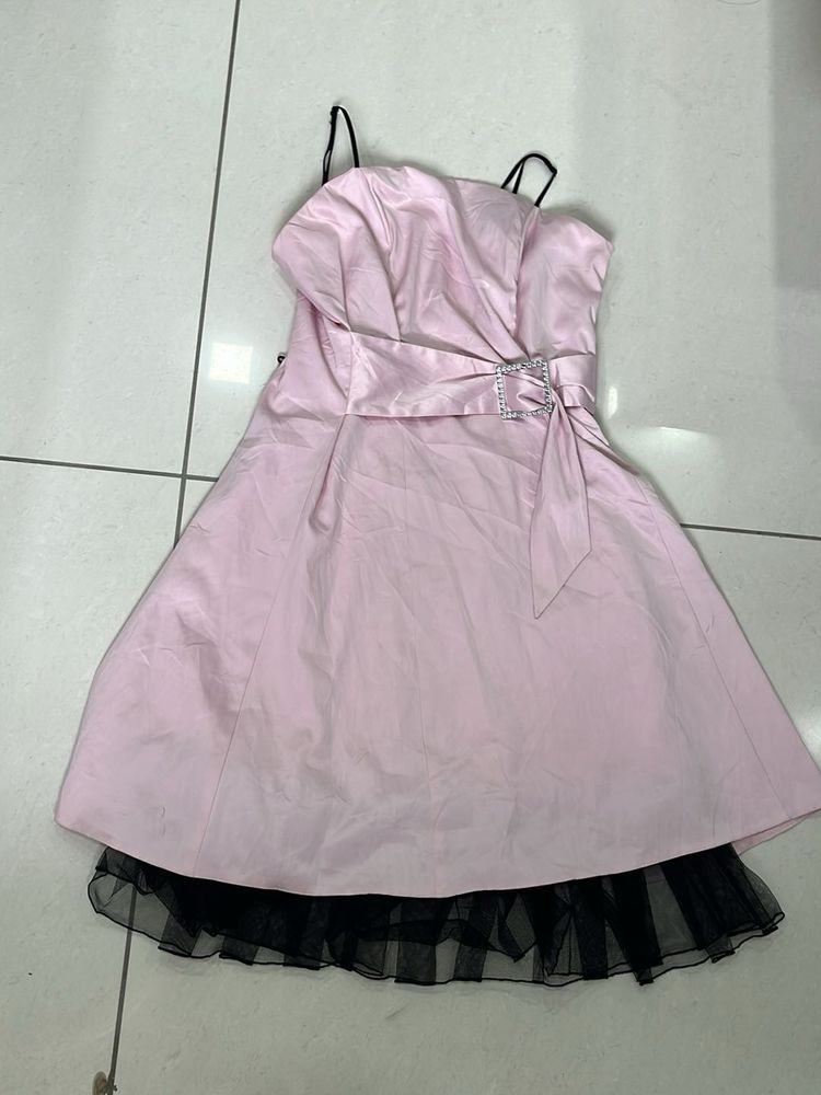 Elegant Pink Party Dress