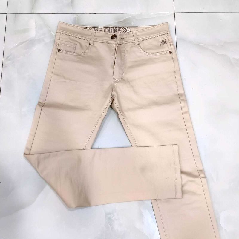 Beige Jeans