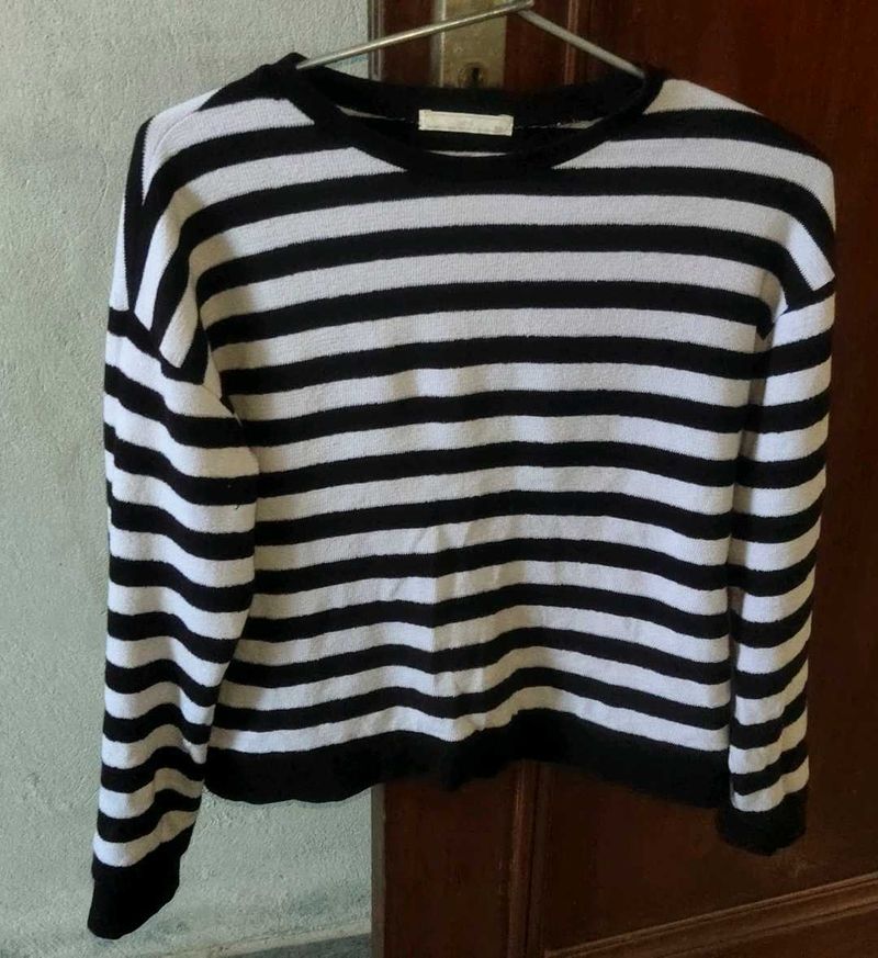 Striped Pullover Sweater