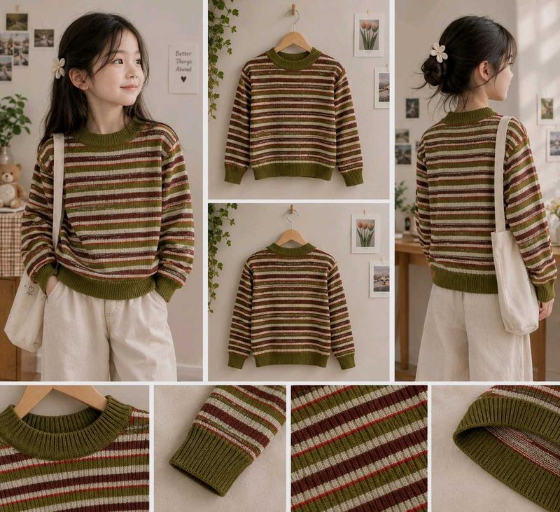 Striped Kids Sweater
