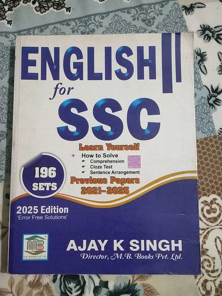 English for SSC Previous Papers 2021-2025