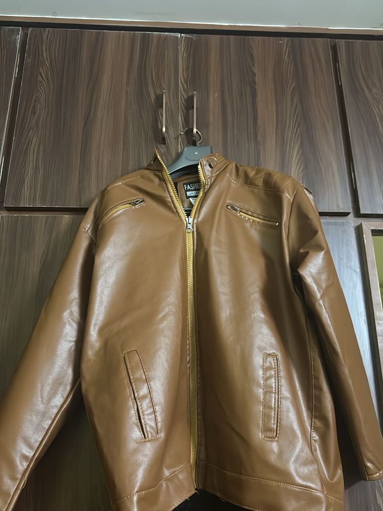 Leather Faux Jacket