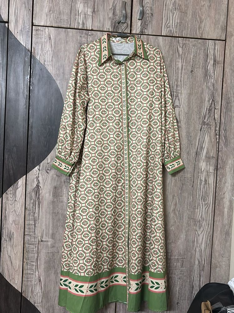 long dress cum Korean top