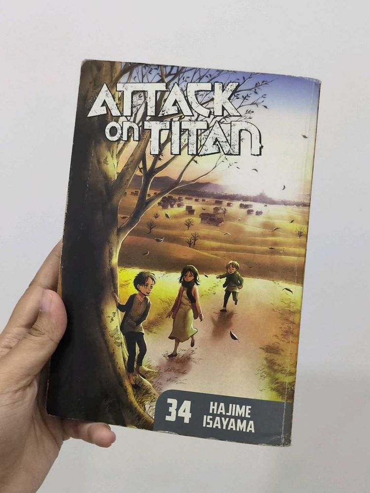 Attack on Titan Vol. 34 Manga (FINAL VOLUME)