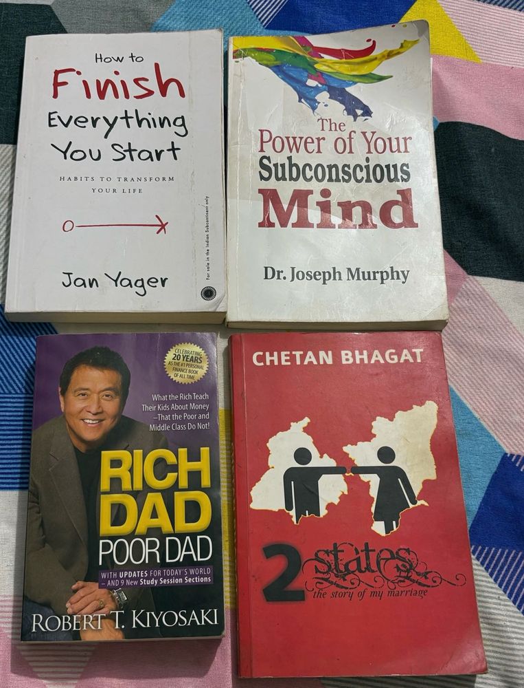 Set of 4 Popular Books