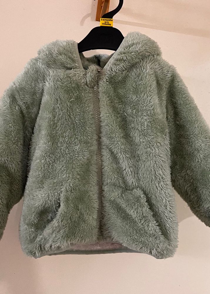 Cozy Faux Fur Hooded Jacket